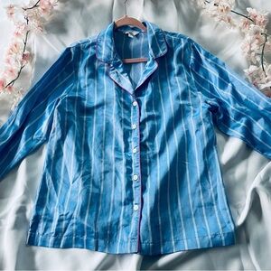 Charter Club • Silky Blue Striped Pajamas